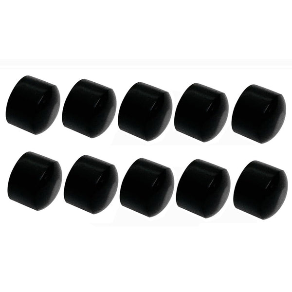 DBMIMPORTERS UNC 1/4" - 20 Black Oxide Stainless Steel Round Cap for Jam