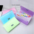 ESUPPORT 4 Pack Mini Accordion File Organizer, 13 Pockets Expanding File Folders for Storage of Invoice Cards, Coupons,