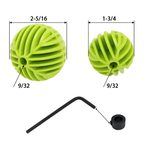 Flex Shank Installer Drill Bit Guide Tools/Cable Bit Bumper Balls for 1/4" Shank Drill Guide Kit