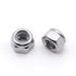 #10-24 (50 PCS) Stainless Steel Hex Locknuts – White Nylon Insert, Stainless Steel 304 Lock Nuts