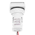 AC Current and Voltage Indicator, 22mm Display Meter, 0-100A 60-500V LED Voltmeter, Current Detector (White)