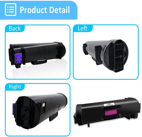 Remanufactured Toner Cartridge for Xerox VersaLink B600 B605 B610 B615, Black High Capacity, 25900 Pages
