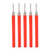 5PCS Red and Black Multimeter Probe Test Pin, Test Probe Pin for Circuit Testing