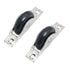 ITROLLE 2PCS 75x16mm Black Nylon Wardrobe Castors Furniture Roller with Mounting Screws Suitable for Storage Cupboards