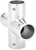 Stainless Steel 4 Way Pipe Fittings, 25mm 1 Inch 90 Degree Hardware Accessories, 4 Way Corner Pipe Fittings