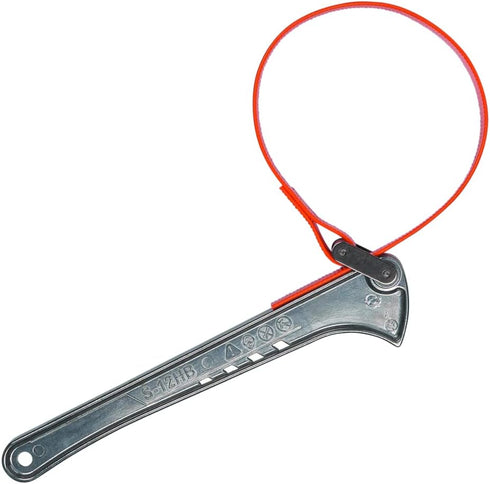 Klein Tools S12HB Strap Wrench, Adjustable Grip-It, 12-Inch Handle