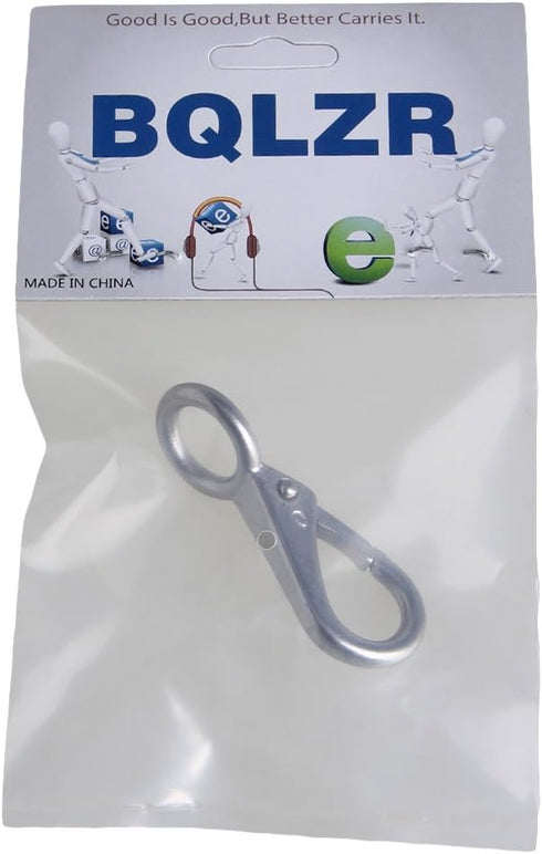 BQLZR Metal Keychains Keyring Holder Organizer, Stainless Snap Hook, 55mm