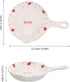 Ipetboom Strawberry Ceramic Baking Pan: Oven-Safe Casserole Dish for Cheese Pasta & Casseroles - Oven Ceramic Lasagna