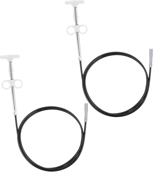 2pcs Flexible Grabber Claw Pick Up Tool, 79 Inch 4 Claws Stainless Steel Sewer Cleaning Hook for Sink Unclogger