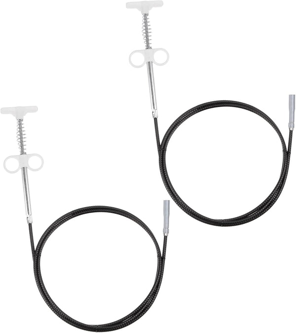 2pcs Flexible Grabber Claw Pick Up Tool, 79 Inch 4 Claws Stainless Steel Sewer Cleaning Hook for Sink Unclogger