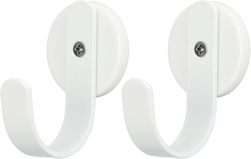 FYY Magnetic Wreath Hanger, 2 Pack Heavy Duty Magnets with Hook for Refrigerator, Christmas Decoration for Metal Doors