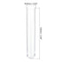 PATIKIL 10ml Plastic Test Tubes with Cork Stoppers, 20Pcs 100x16mm Tubes for Scientific Party Decoration Candy Bead Storage Bath Salt Lab Use, Clear