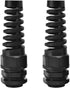 Strain Relief Cord Connector, CGELE 2 Pack NPT 3/4" Waterproof Cable Gland Cord Grip Adjustable Connector