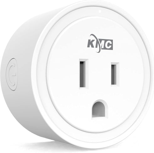 KMC Smart Plug Mini 4-Pack, Wi-Fi Outlets for Smart Home, Remote Control Lights and Devices from Anywhere, No Hub Required, ETL Certified, Works with Alexa and Google Home by KMC