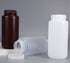 33.8 oz Wide Mouth Lab Reagent Bottle, Laboratory Grade Chemical Container, Sealed Leak-proof Clear PP Bottle, Water