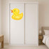 Azeeda (DW00166776) 'Bath Toy Duck' White Premium Vinyl Decal Sticker Waterproof, Durable & Easy to Apply - Ideal