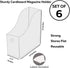 Evelots Magazine File Holder Organizer Box (6, 12, or 24 Pack) Storage for Desk and Shelves Multiple Color Options - Includes Labels for Organization