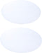 Amadget Pack of 2 Lampshade Diffuser, 3/8" Center Hole Round Lamp Shade Diffuser