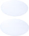 Amadget Pack of 2 Lampshade Diffuser, 3/8" Center Hole Round Lamp Shade Diffuser