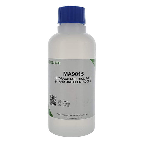 Milwaukee Instruments MA9015 Storage Solution for pH/ORP Electrode, 230 mL Volume