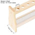 uxcell Wooden Test Tube Holder Rack, 6 Wells for 10ml Centrifuge Tubes
