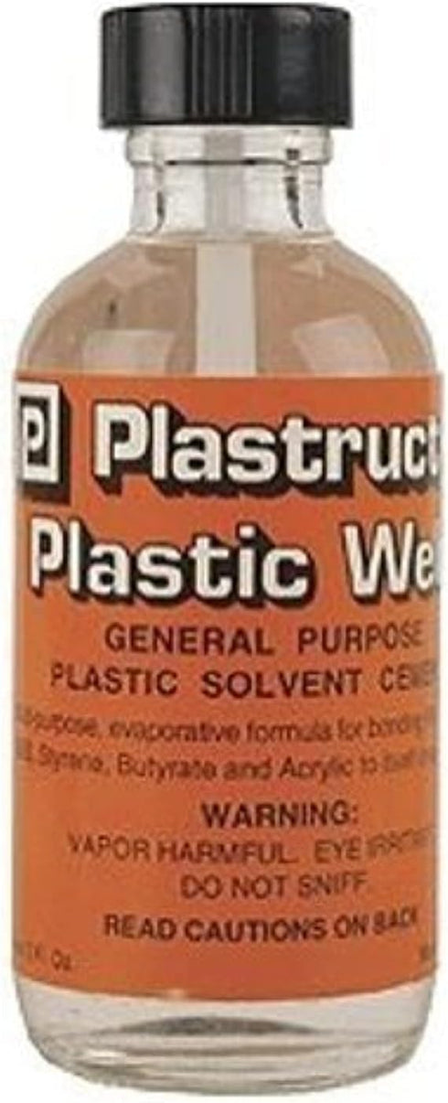 Plastruct Plastic Weld with Applicator, 2oz Bottle