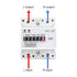Electric Meter, KWh Meter, Single Phase 4P LED DIN-rail Power Consumption Wattmeter Energy Meter, 10-40A