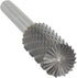 SB-5 Tungsten Carbide Burr, Cylinder Shape Double Cut Rotary Burrs File, 1/2'' Cutter Dia