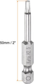 H2.5 Hex Screwdriver Bit 1/4" Hex Shank 2" Length Magnetic Screw Driver Power Tool