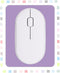 Small Rectangular Mouse Pad, Portable Waterproof Mini Mouse Pad with Non-Slip Glue Base, Purple 5X6 inches