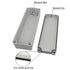 LeMotech Waterproof Dustproof IP67 Junction Box DIY Case Enclosure, Gray 9.8 x 3.1 x 3.3 inch