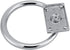 Gsycle (111x56x38mm) Stainless Steel Drop Pull Handle, Shiny Silver Chair Back Ring Pull with Screws for Cabinet, Door