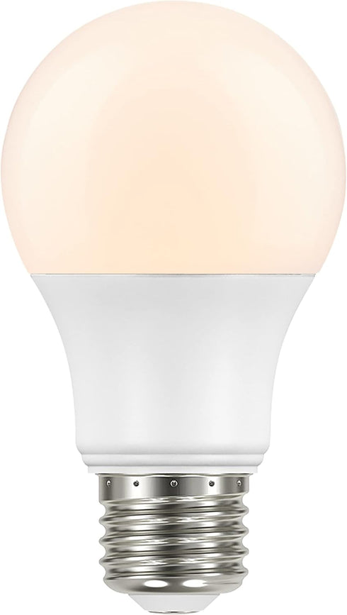 S11429 A19 Bulb, 60W 2700K, Satco Dusk to Dawn LED Light Replacement, Frosted