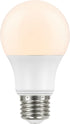 S11429 A19 Bulb, 60W 2700K, Satco Dusk to Dawn LED Light Replacement, Frosted