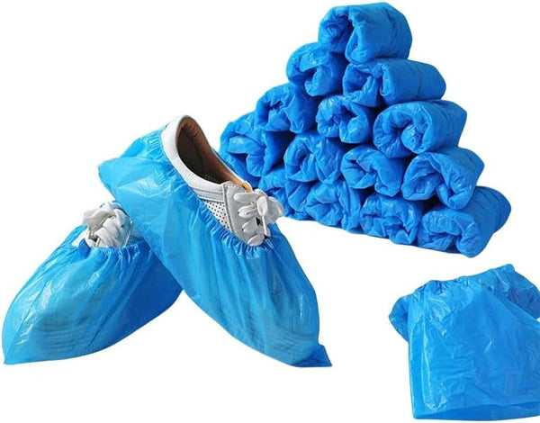 X-Large Disposable Shoe Covers, Waterproof Dust Proof Boot Cover Protectors (100, 50 Pairs)