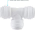 John Guest Speedfit 3/8 Inch Union Tee Connector, Push to Connect Plastic Plumbing Fitting