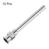 12pcs 10Gauge Stainless Steel Dispensing Needles, 1 1/2" Blunt Tips Luer Lock for Thick Liquids, Ink, Glue