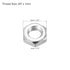 PATIKIL M7 x 1.0 Steel Hex Nuts, 30 Pack Metric Thread Zinc Plated Finished Hardware Nuts Screw Bolt Fasteners 4mm Height