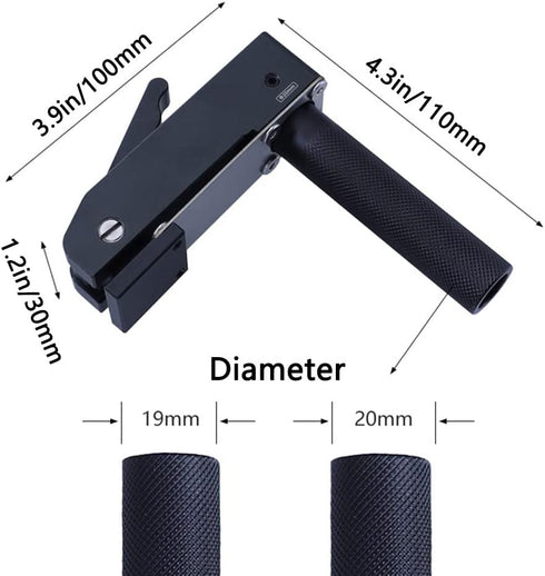 Woodworking Hold Clamp Workbench Clamp Fast Hold Adjustable Press Clips for 3/4" dog hole(19/20MM) (20mm)