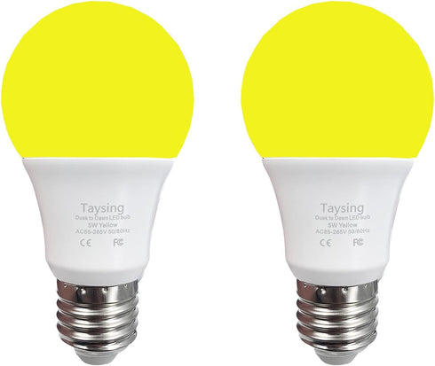 Taysing Dusk to Dawn Light Bulbs Auto On/Off 40 Watt Equivalent Smart