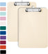 Mr. Pen Plastic Clipboard, 12.5” x 9”, 2 Pack Ivory Clipboards for Kids & Adults, Teacher and Cute Clipboards
