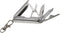 Lucky Line UtiliCarry Compact Micro Tool, Stainless Steel Multi-Tool Pocket Knife on Key Clip (U1041)