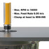 FivePears Pattern Flush Trim Router Bit, 1/2 Inch Shank, 3/4 Inch Cutting Diameter for Woodworking