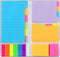 Sticky Notes Set by Hommie, Colored Divider Self-Stick Notes Pads Bundle, 60 Ruled, 40 Dotted, 40 Blank