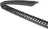 uxcell Drag Chain Cable Carrier Open Type with End Connectors, 10X30mm 1 Meter Plastic for Electrical CNC Router
