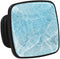 Ocean Decorative Cabinet Knobs, Elegant 1.2" ABS Glass Square Black Handles for Home Kitchen Bedroom Decor