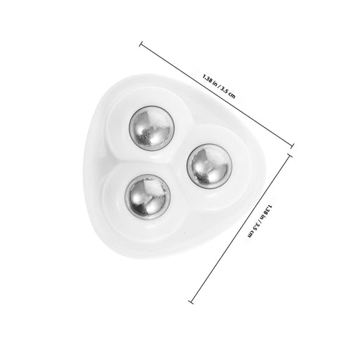 8pcs BESTYASH Heavy Duty Stainless Steel Caster Wheels with Self Adhesive Paste Ball Bearing Rollers for Small
