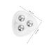 8pcs BESTYASH Heavy Duty Stainless Steel Caster Wheels with Self Adhesive Paste Ball Bearing Rollers for Small