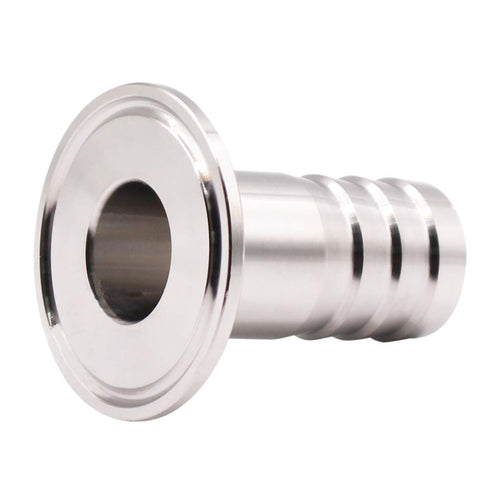 Beduan 1.5" Tri Clamp to 1-1/4" Barb Fitting, Stainless Sanitary Home Brew Adapter