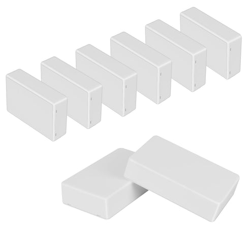Project Box, 8 Pieces Electrical Box Small Junction Box, ABS Plastic Enclosure, White 3.94" x 2.36" x 0.98"